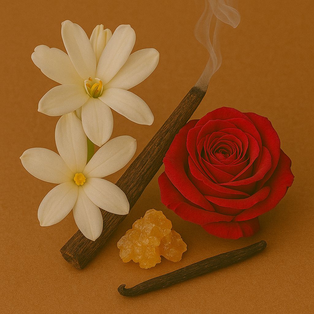 Tuberose, Indian Jasmine, Turkish Rose, Incense